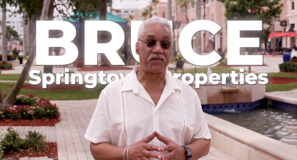 Bruce from SpringTown Properties speaking in Boca Raton